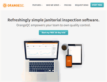 Tablet Screenshot of orangeqc.com